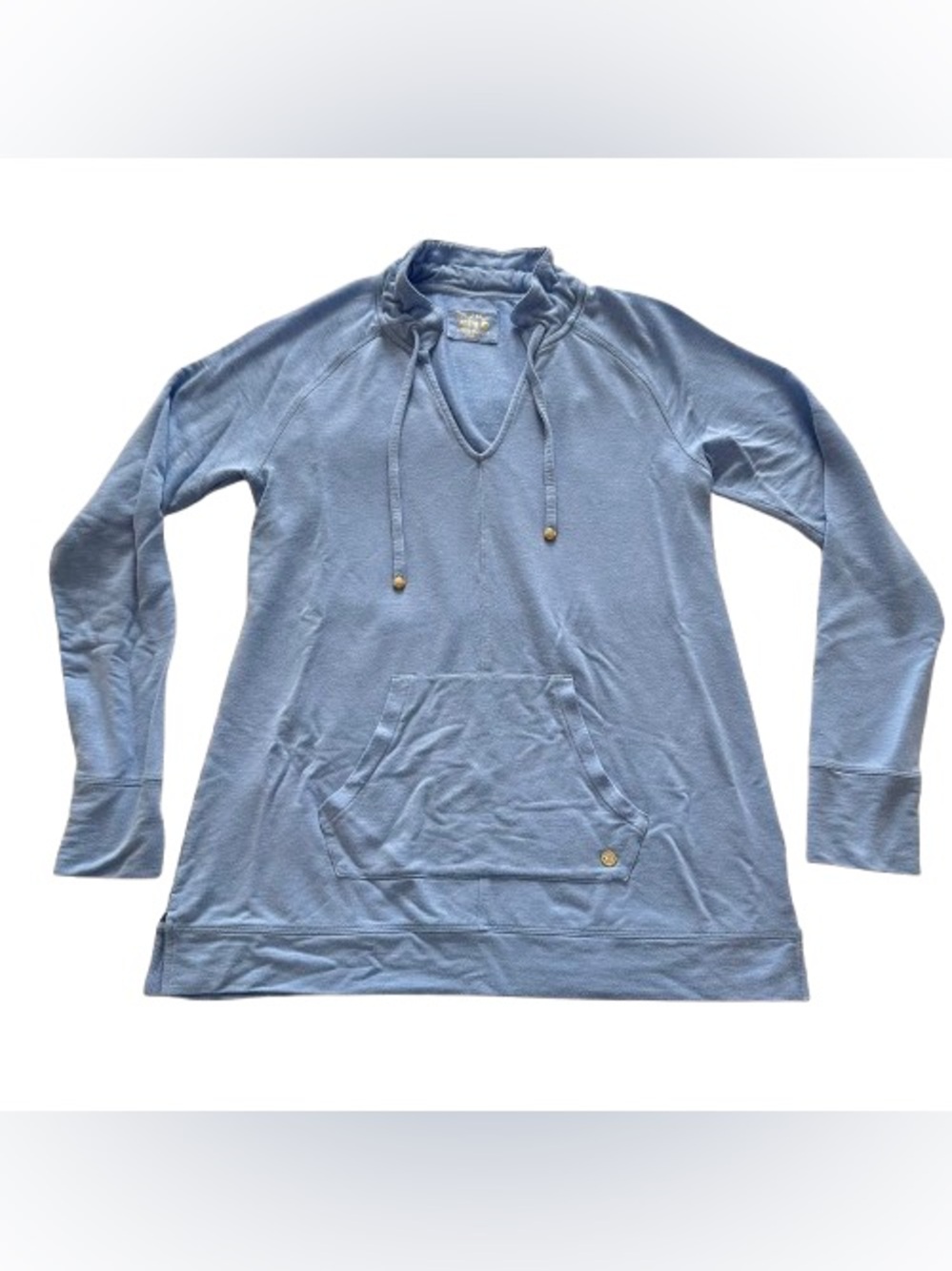 Lilly Pulitzer Luxletic light blue with gold accents Pullover